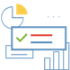 Traceability of all data icon
